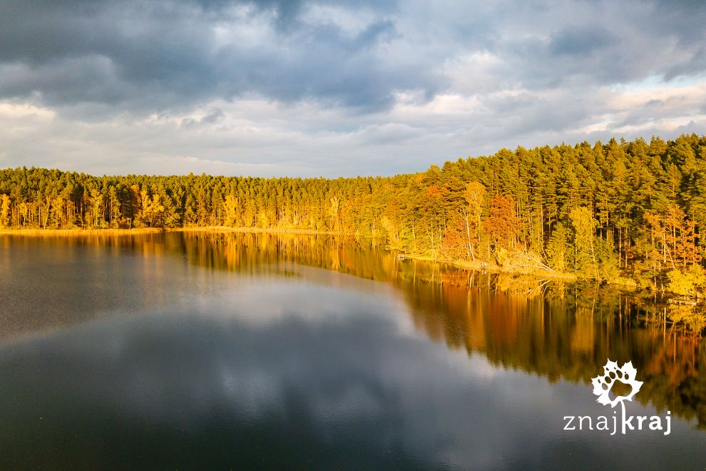 Zachód Słońca nad Pojezierzem Brodnickim