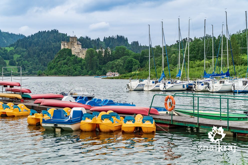 Zamek w Niedzicy, wcześniej port jachtowy