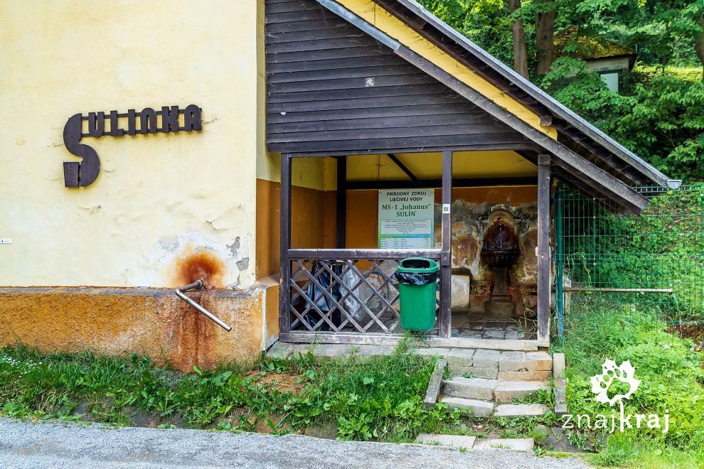Źródło wody mineralnej Sulinka na Słowacji