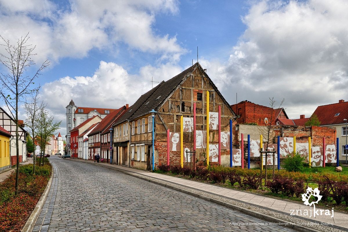 Artystyczna instalacja w Wittenberge