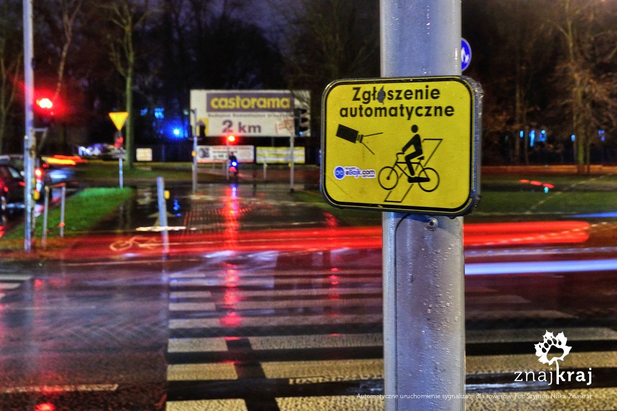 Automatyczne uruchomienie sygnalizacji dla rowerów Automatyczne uruchomienie sygnalizacji dla rowerów
