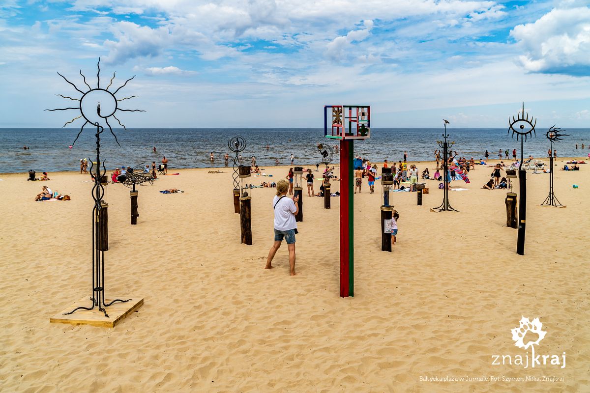 Bałtycka plaża w Jurmale