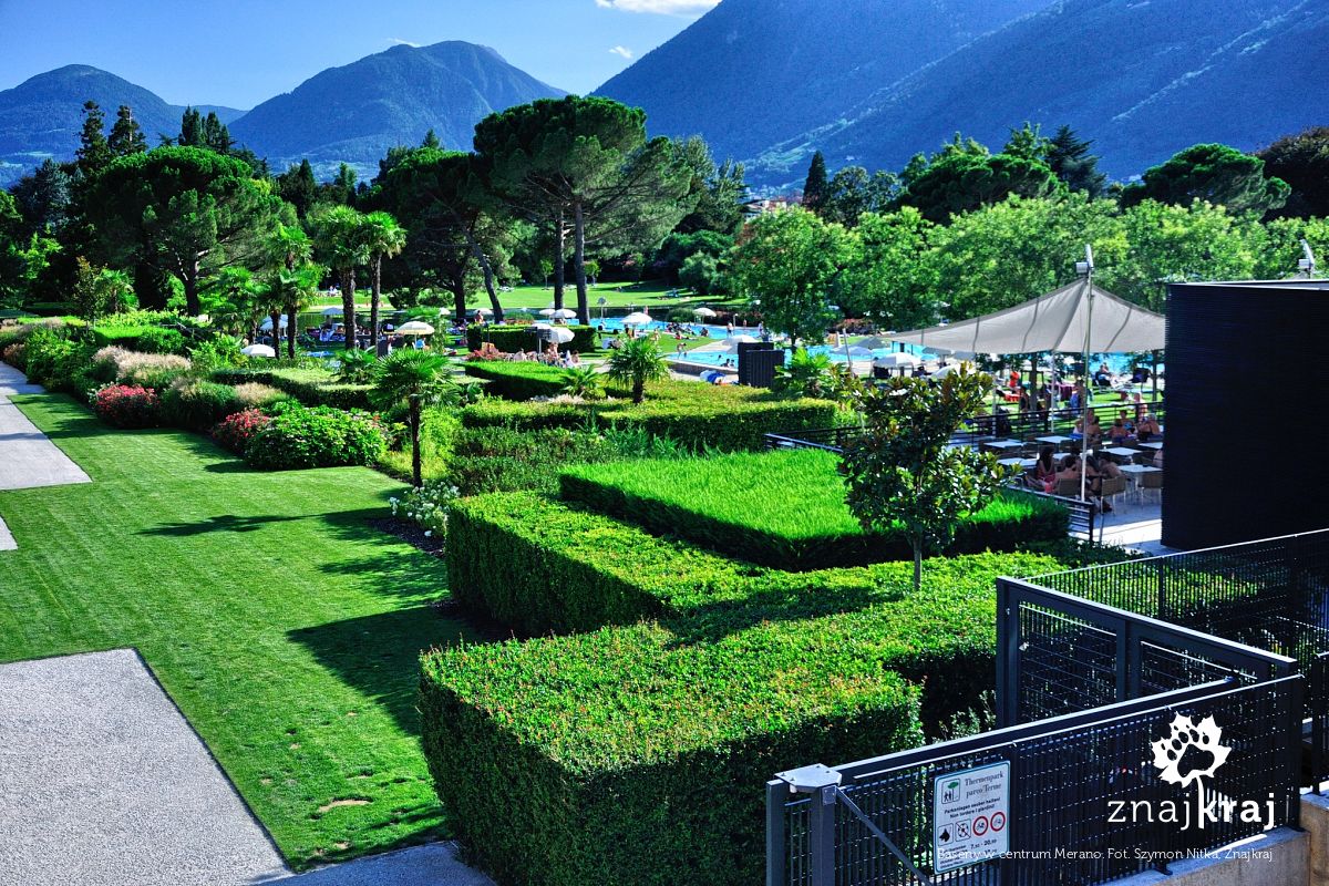 Baseny w centrum Merano Baseny w centrum Merano