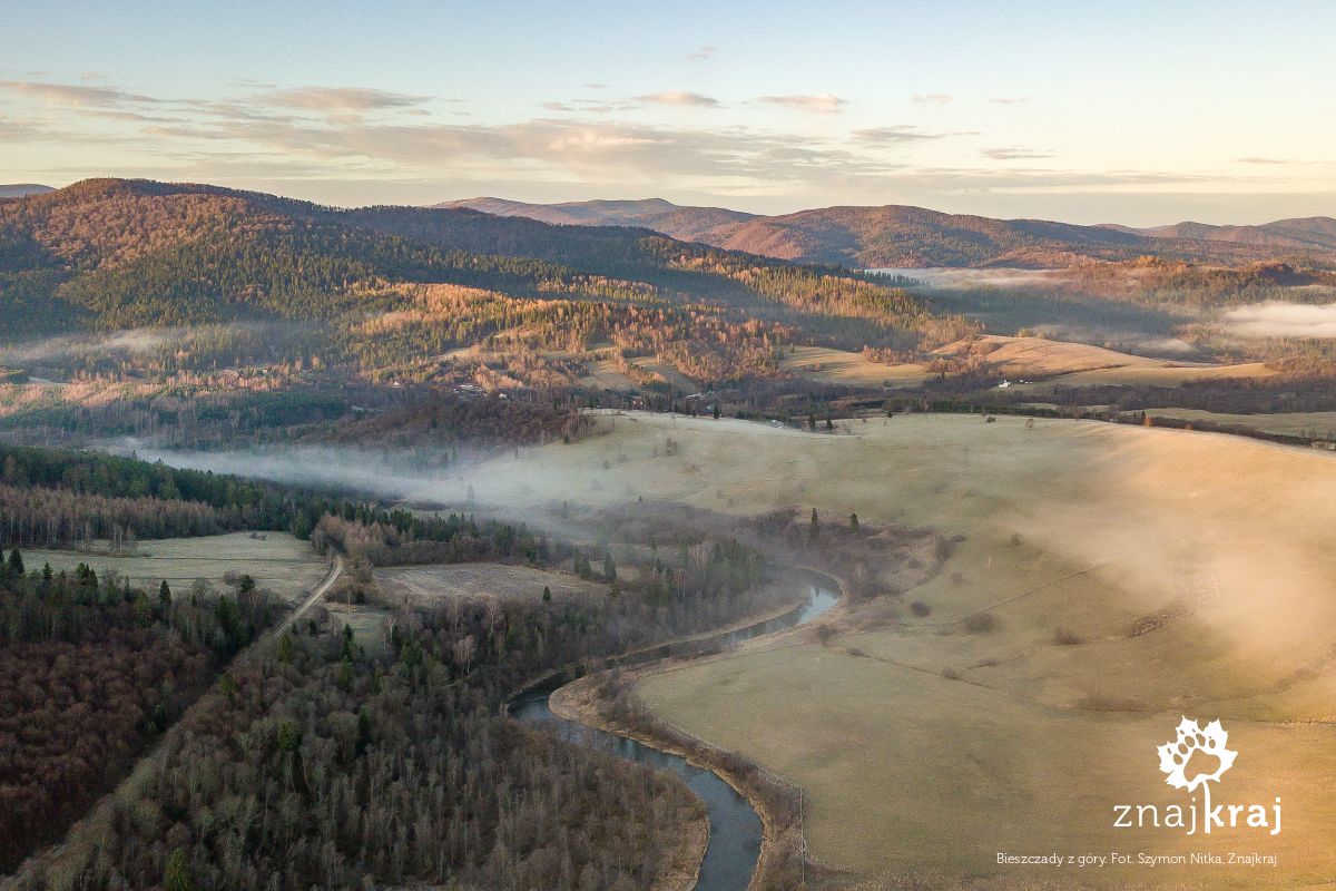 Bieszczady z góry