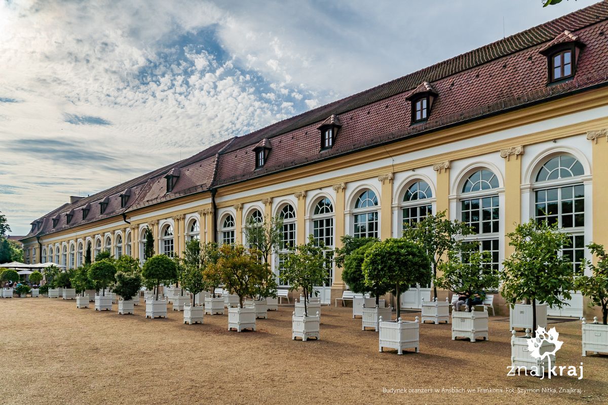 Budynek oranżerii w Ansbach we Frankonii