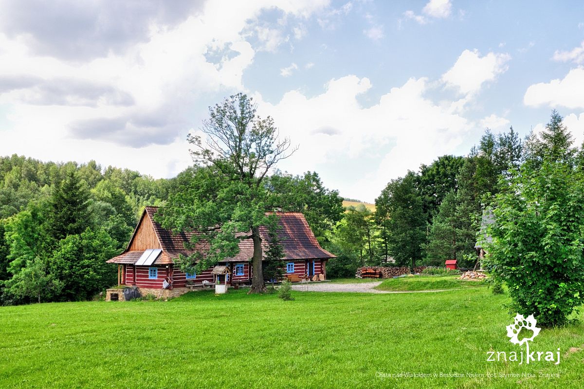 Chata nad Wisłokiem w Beskidzie Niskim