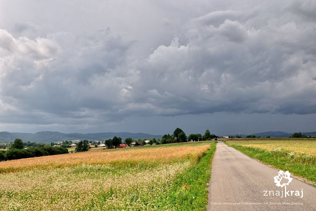 Ciemne chmury nad Podkarpaciem