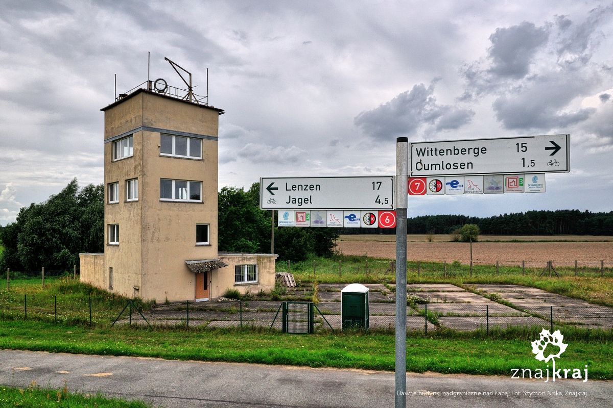 Dawne budynki nadgraniczne nad Łabą
