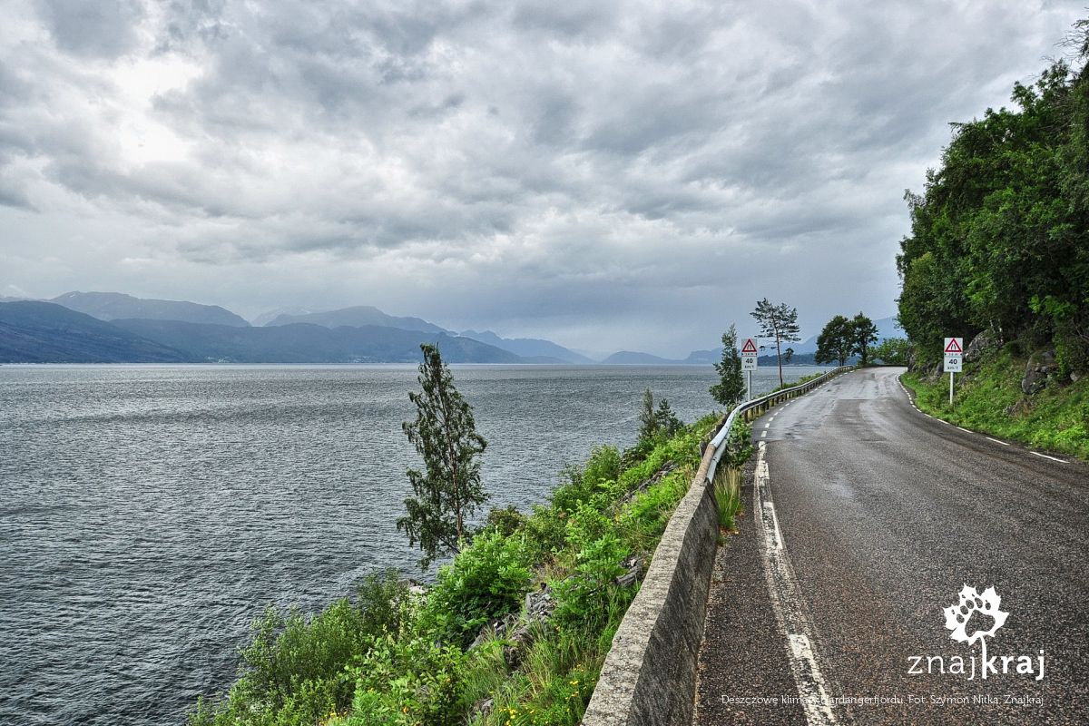 Deszczowe klimaty Hardangerfjordu