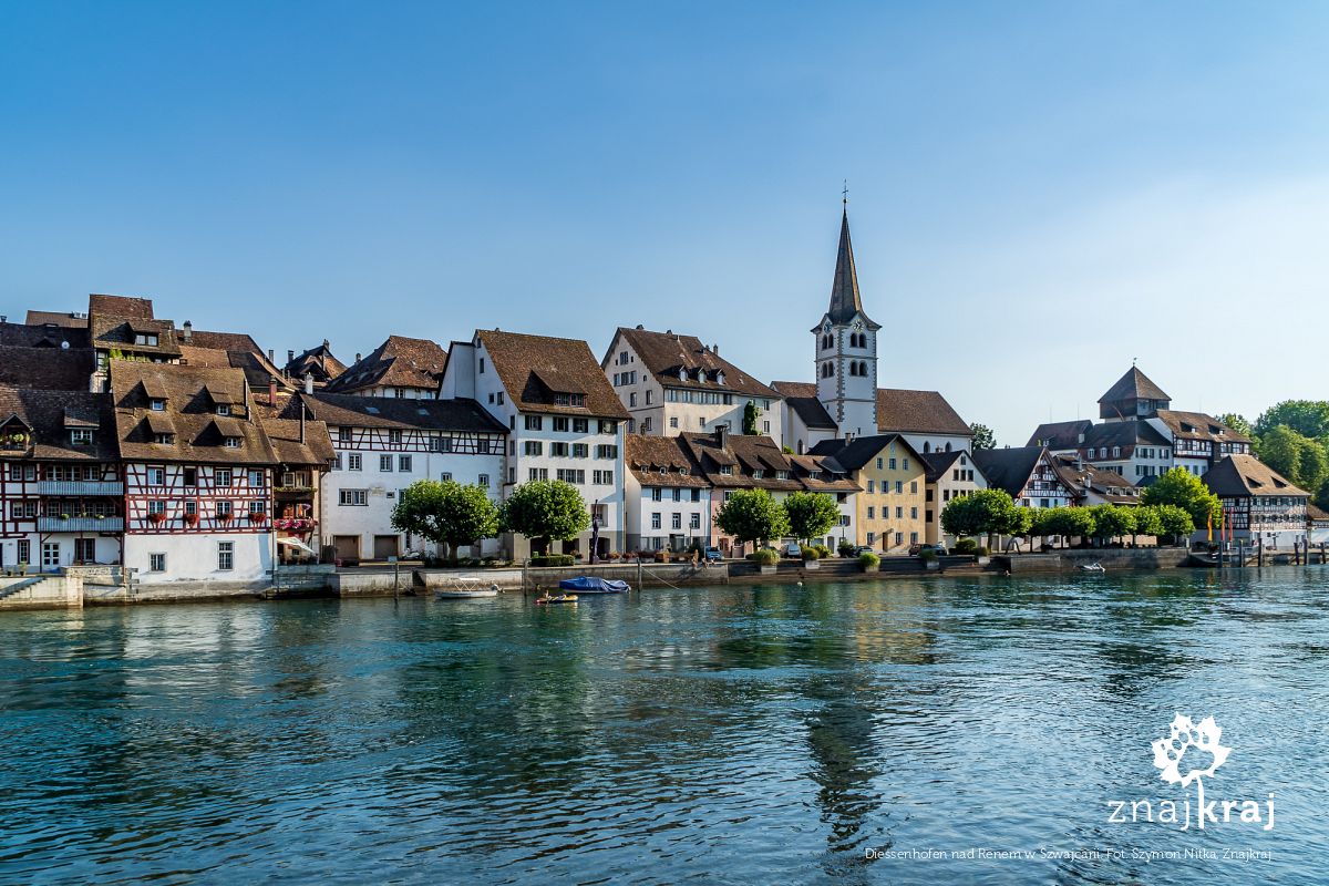 Diessenhofen nad Renem w Szwajcarii