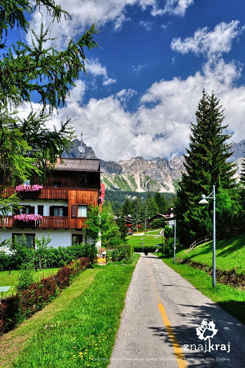 Dolomity - droga rowerowa po dawnej linii kolejowej