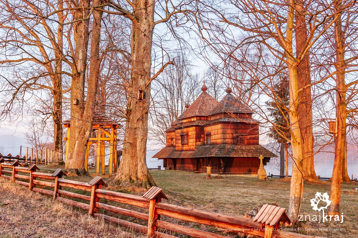 Drewniana cerkiew z listy UNESCO w Smolniku