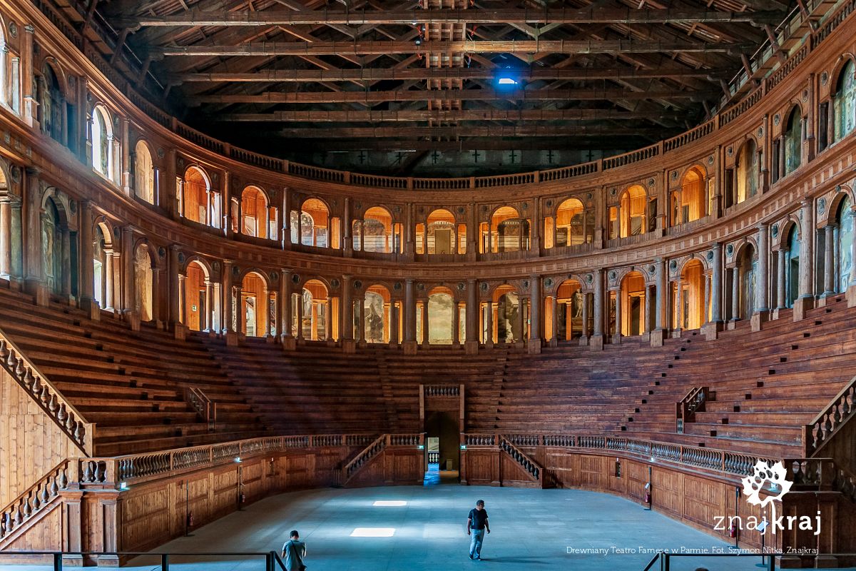 Drewniany Teatro Farnese w Parmie
