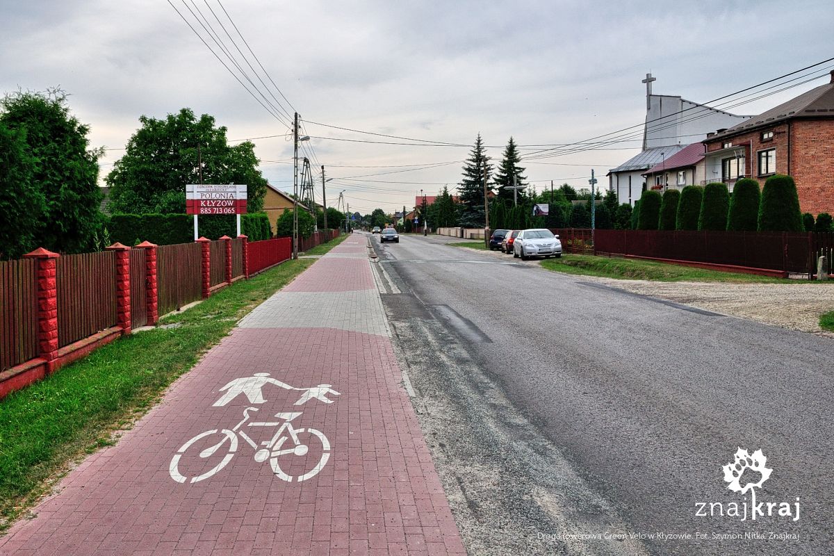 Droga rowerowa Green Velo w Kłyżowie