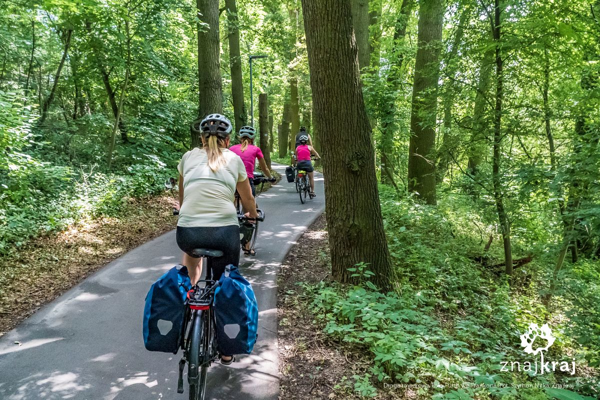 Droga rowerowa koło Fürth we Frankonii