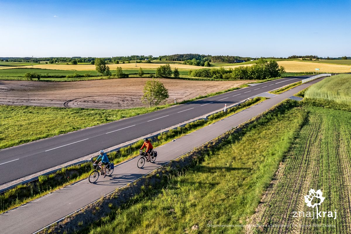 Droga rowerowa między Gowidlinem a Sulęczynem