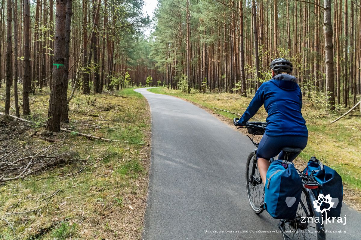 Droga rowerowa na szlaku Odra-Sprewa w Brandenburgii