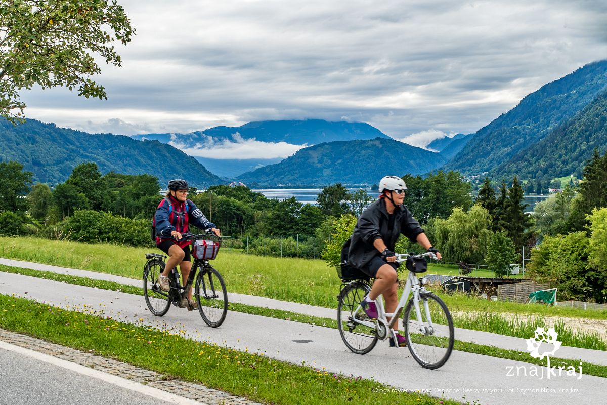 Droga rowerowa nad Ossiacher See w Karyntii