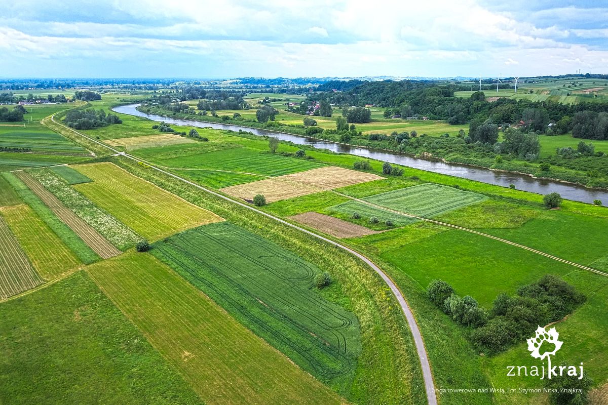 Droga rowerowa nad Wisłą