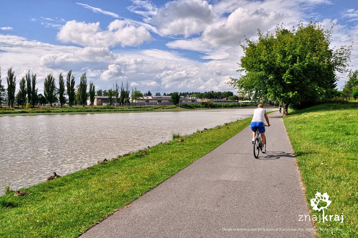 Droga rowerowa nad Wisłokiem w Rzeszowie