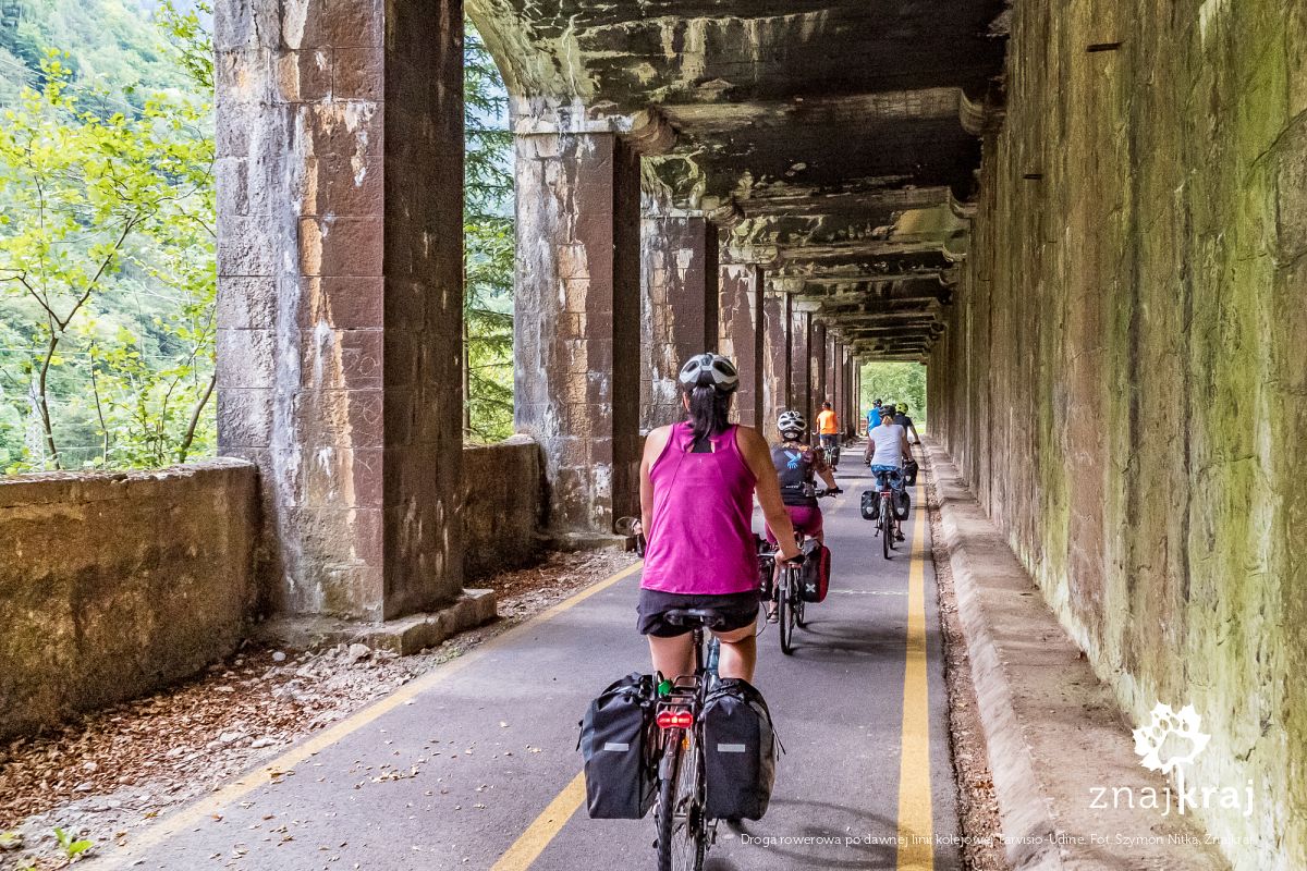 Droga rowerowa po dawnej linii kolejowej Tarvisio-Udine