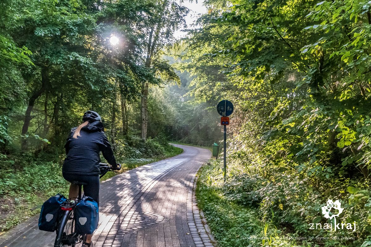 Droga rowerowa przed Kołobrzegiem