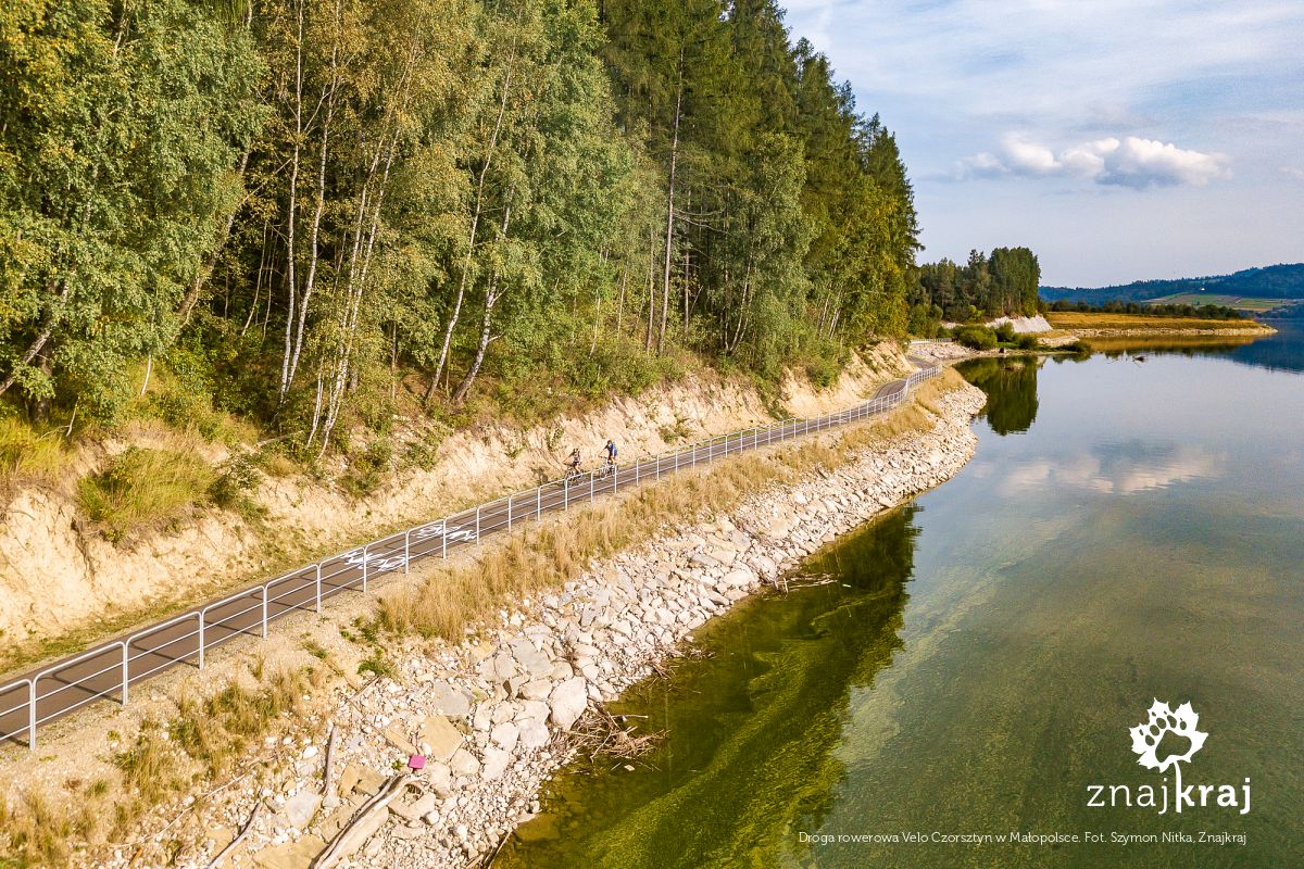 Droga rowerowa Velo Czorsztyn w Małopolsce