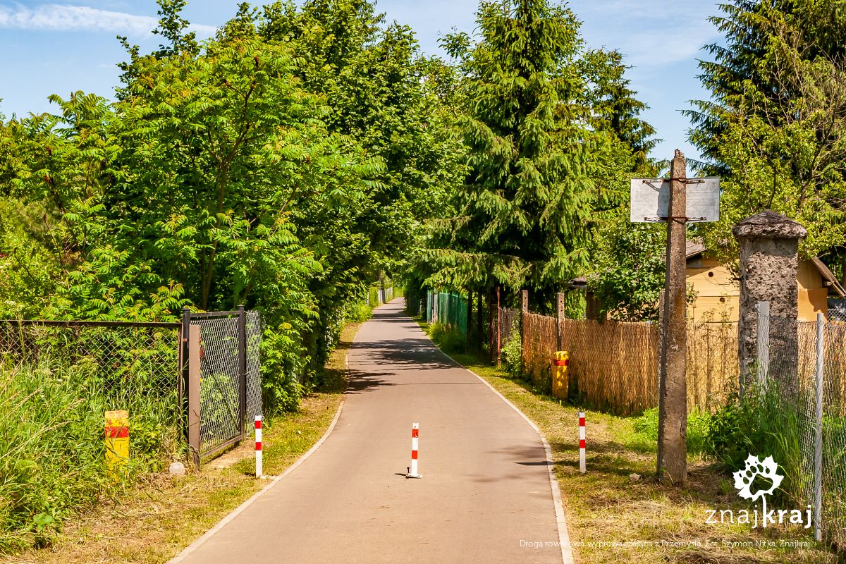 Droga rowerowa wyprowadzająca z Przemyśla