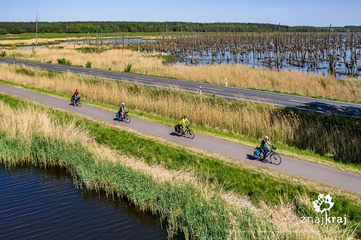 Droga rowerowa z Anklam na wyspę Uznam
