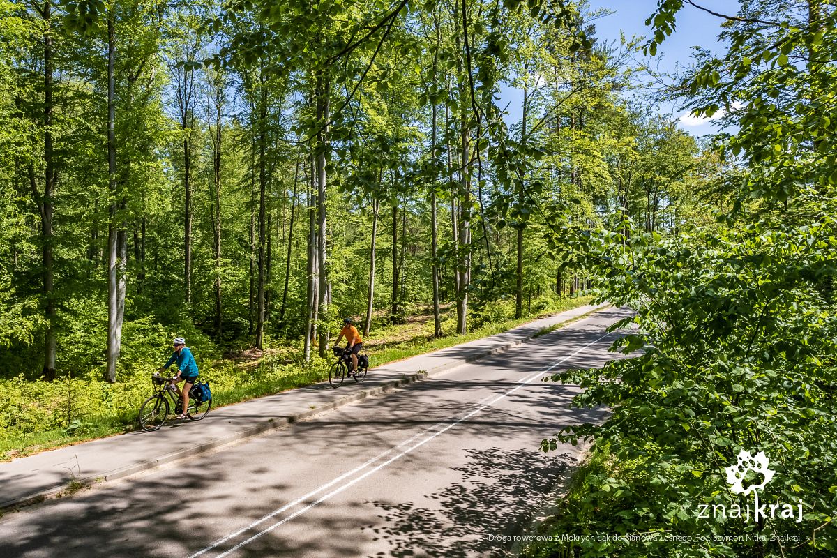 Droga rowerowa z Mokrych Łąk do Sianowa Leśnego
