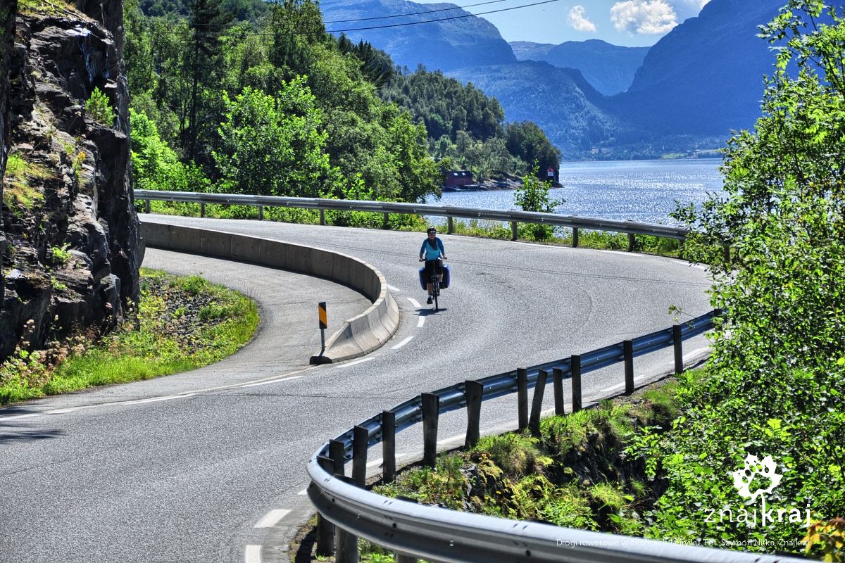 Drogi rowerowe w okolicach Leirviku Drogi rowerowe w okolicach Leirviku