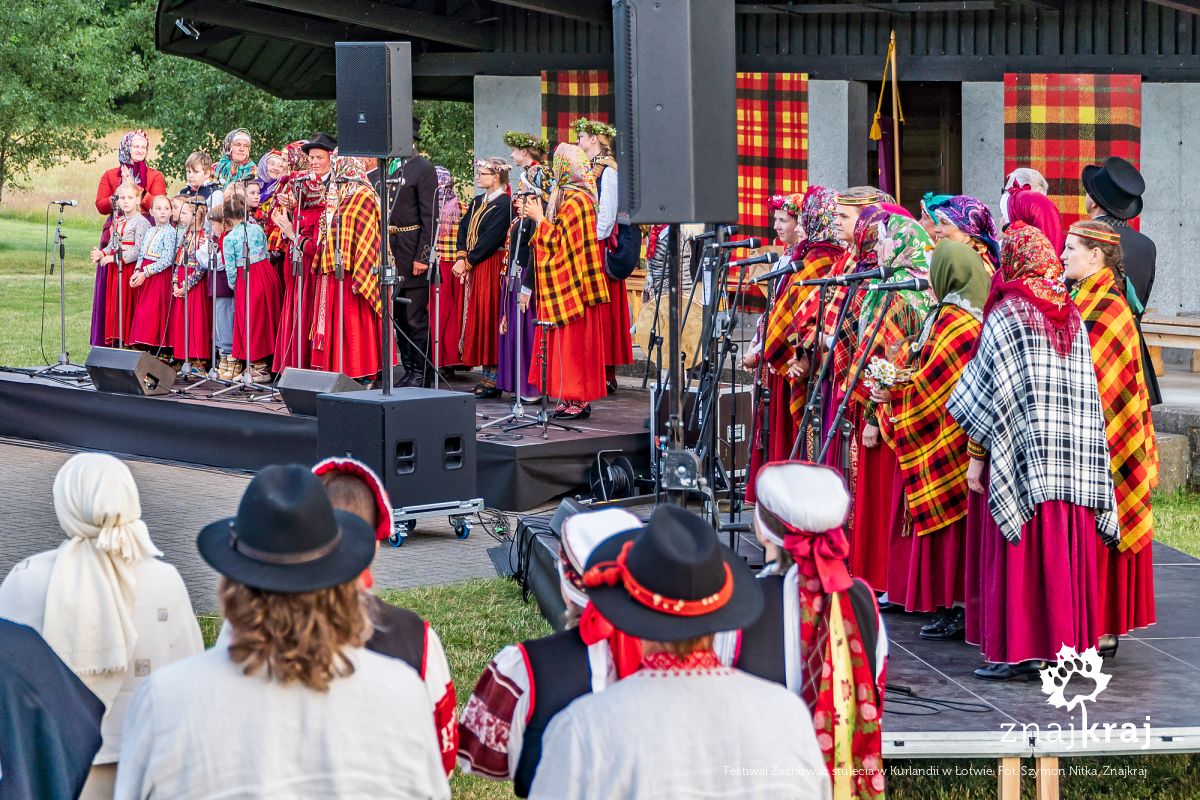 Festiwal Zachować stulecia w Kurlandii w Łotwie