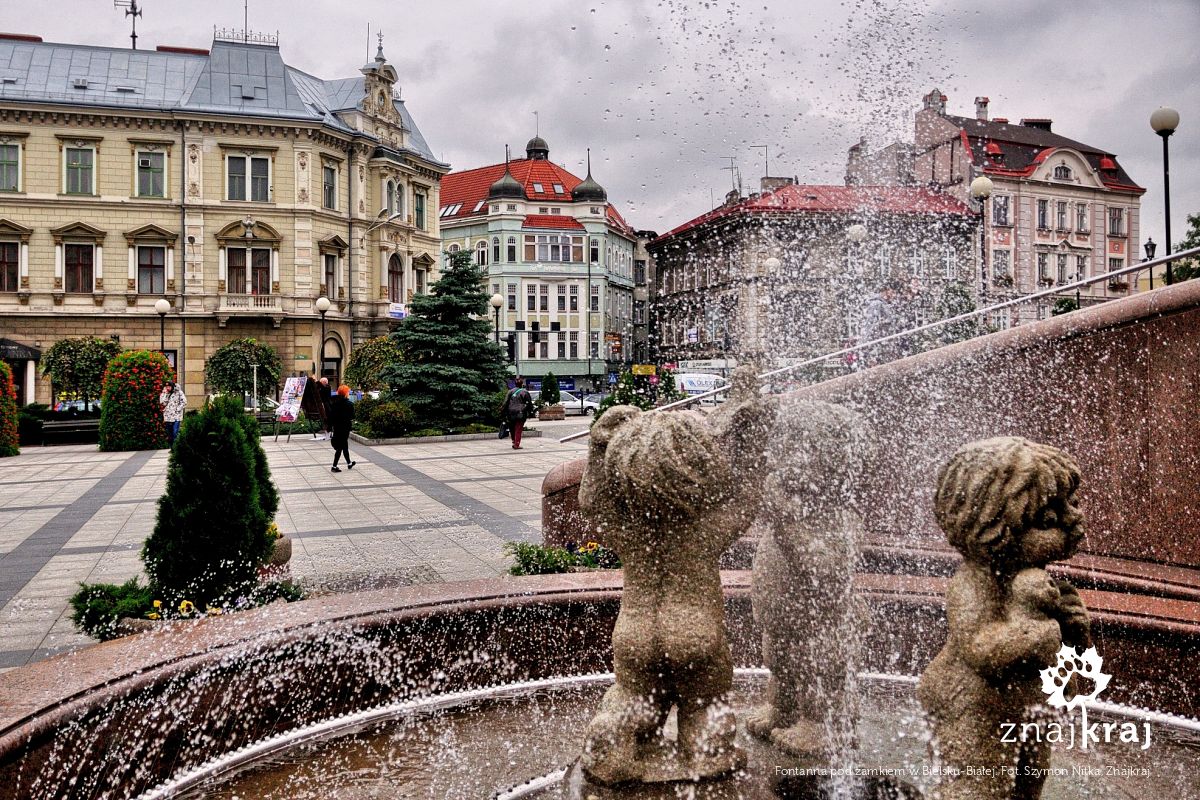 Fontanna pod zamkiem w Bielsku-Białej Fontanna pod zamkiem w Bielsku-Białej