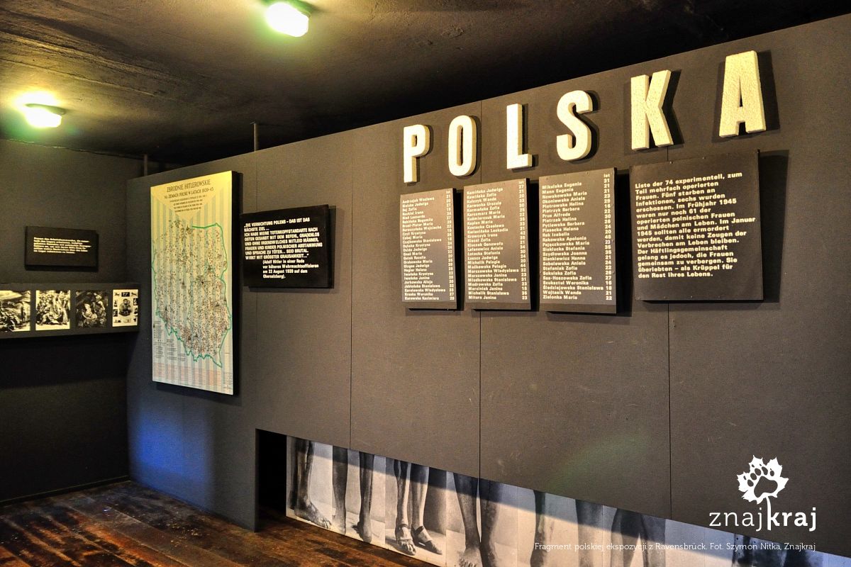 Fragment polskiej ekspozycji z Ravensbrück Fragment polskiej ekspozycji z Ravensbrück