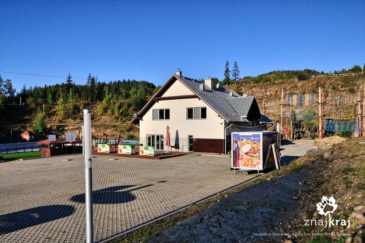 Geopark w Glince koło Rajczy