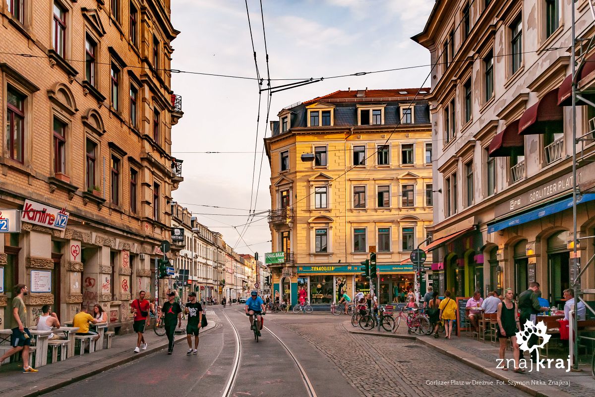 Gorlitzer Platz w Dreźnie