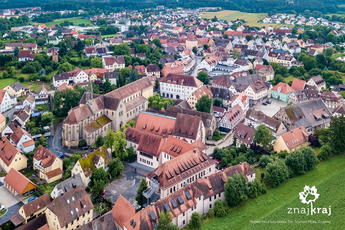 Heilsbronn z lotu ptaka