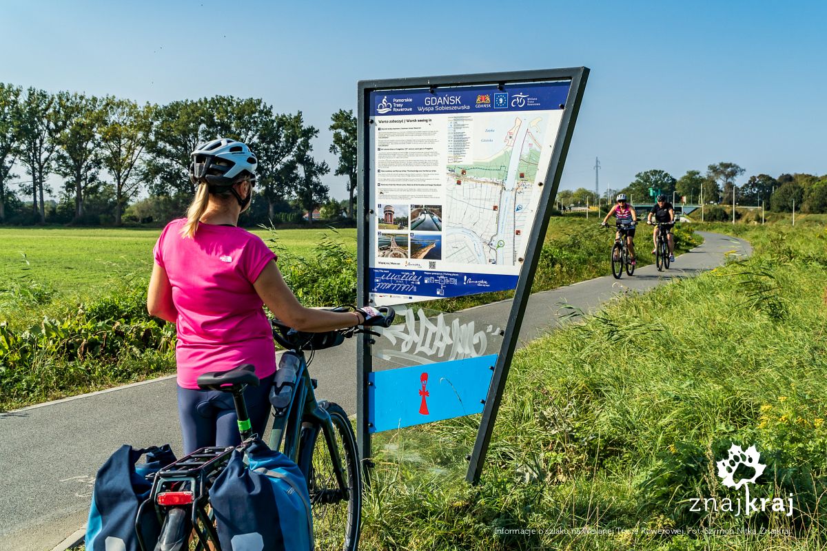 Informacje o szlaku na Wiślanej Trasie Rowerowej