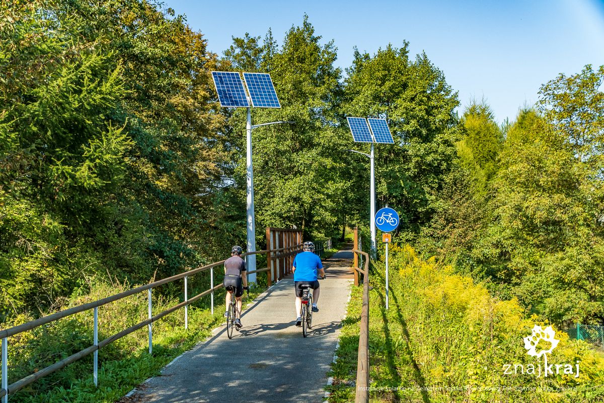 Instalacje solarne na Żelaznym Szlaku Rowerowym