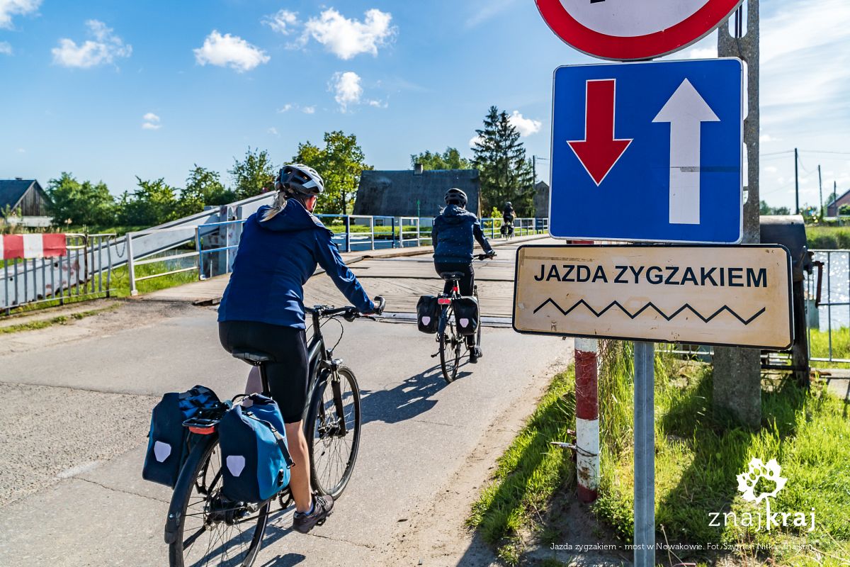 Jazda zygzakiem - most w Nowakowie