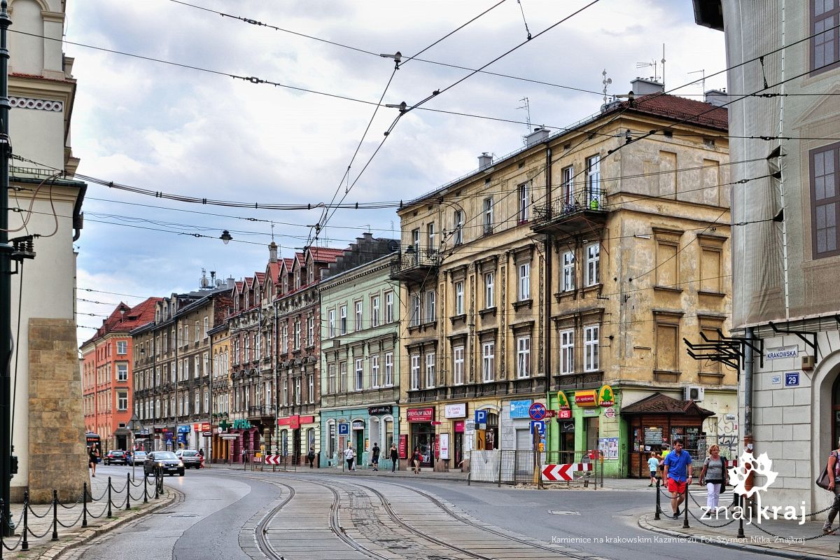 Kamienice na krakowskim Kazimierzu