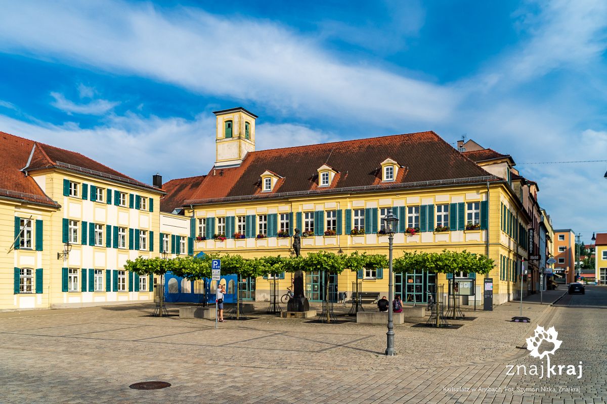 Karlsplatz w Ansbach