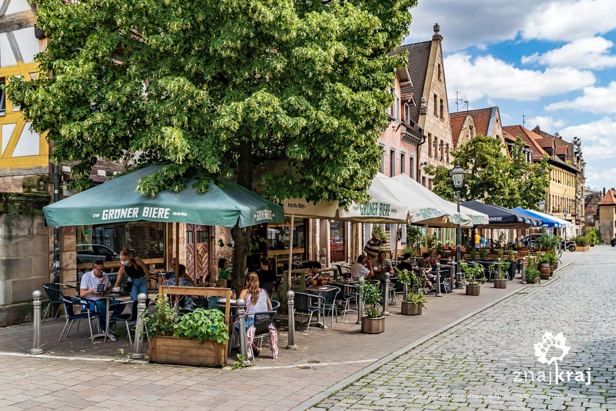 Klimatyczna Gustavstrasse w Fürth