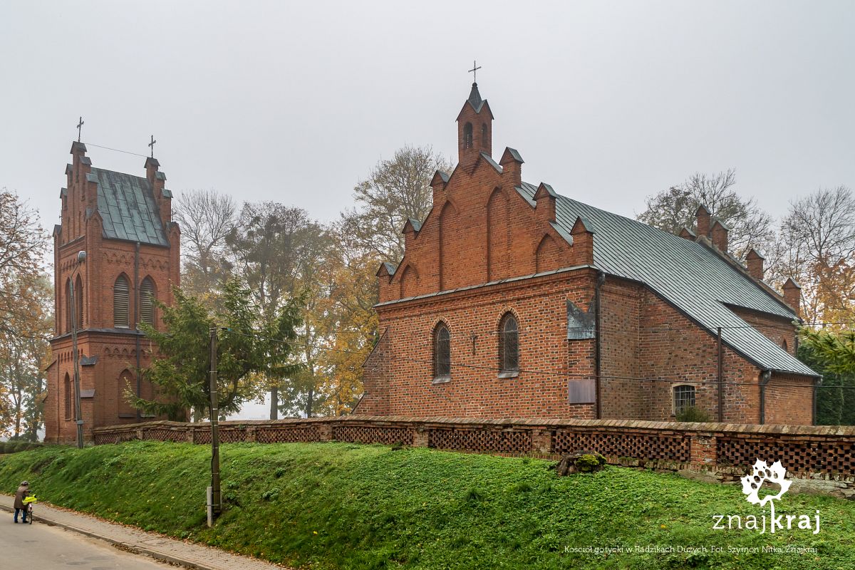 Kościół gotycki w Radzikach Dużych