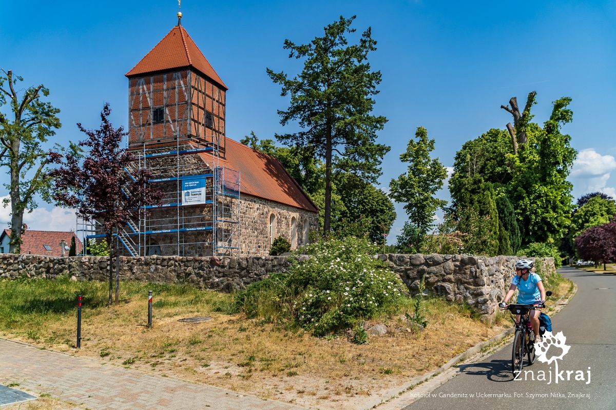 Kościół w Gandenitz w Uckermarku