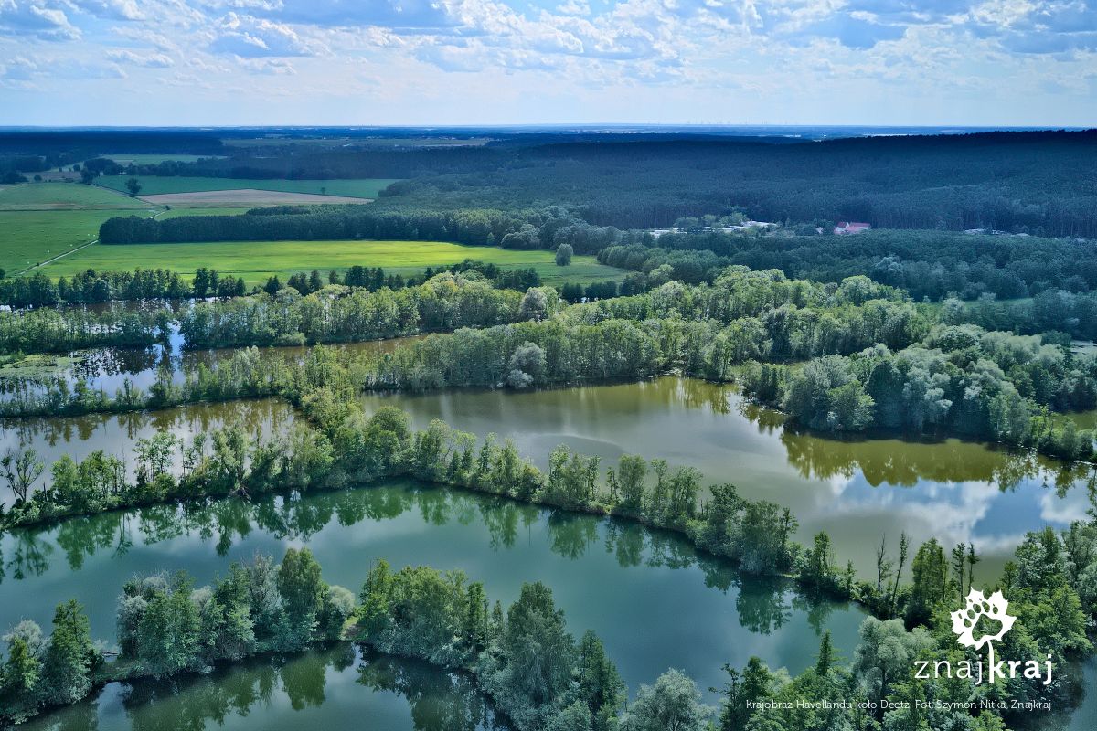 Krajobraz Havellandu koło Deetz