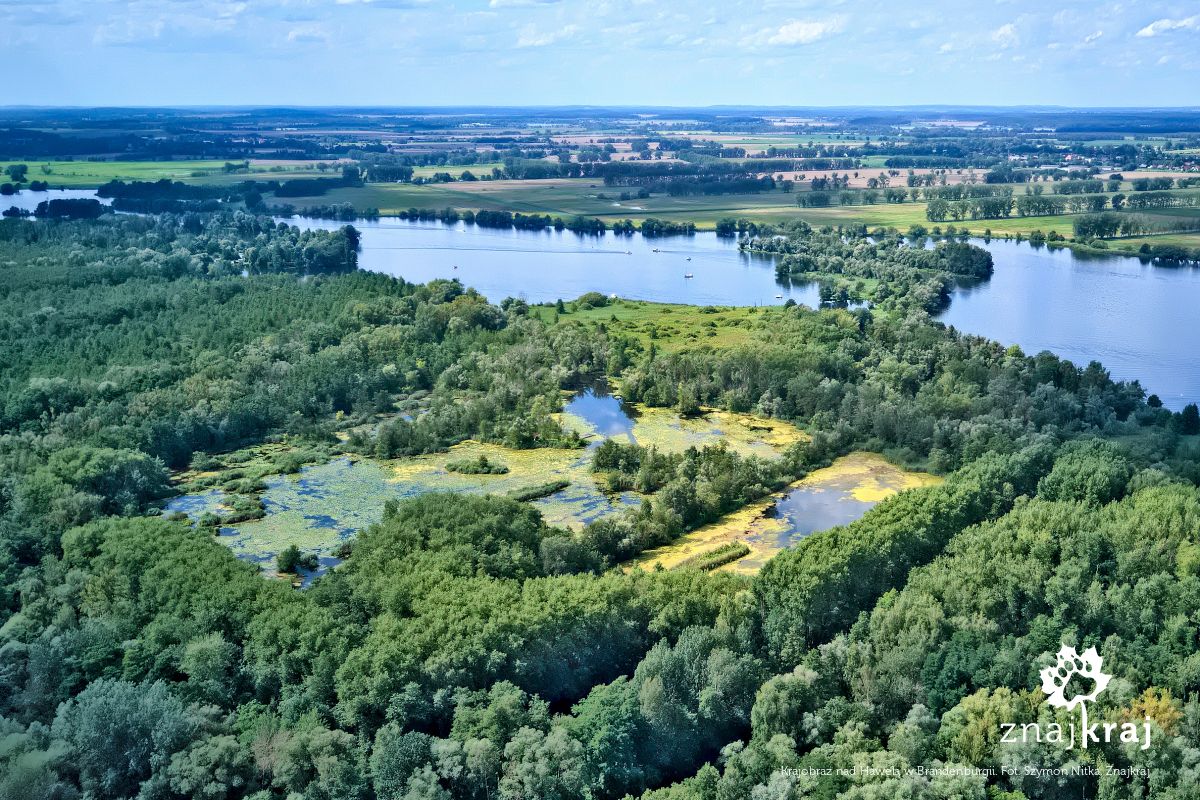 Krajobraz nad Hawelą w Brandenburgii