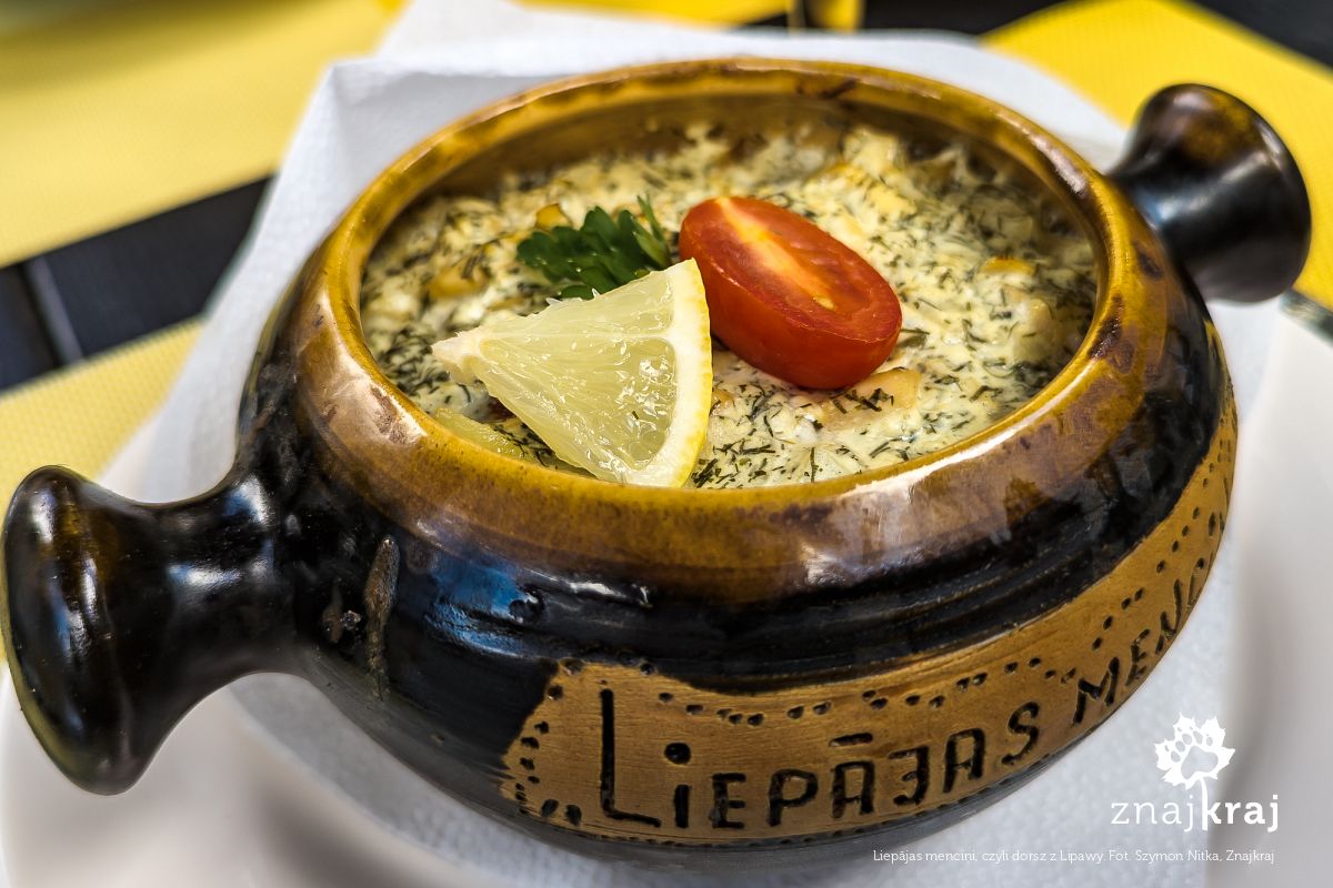Liepājas menciņi, czyli dorsz z Lipawy