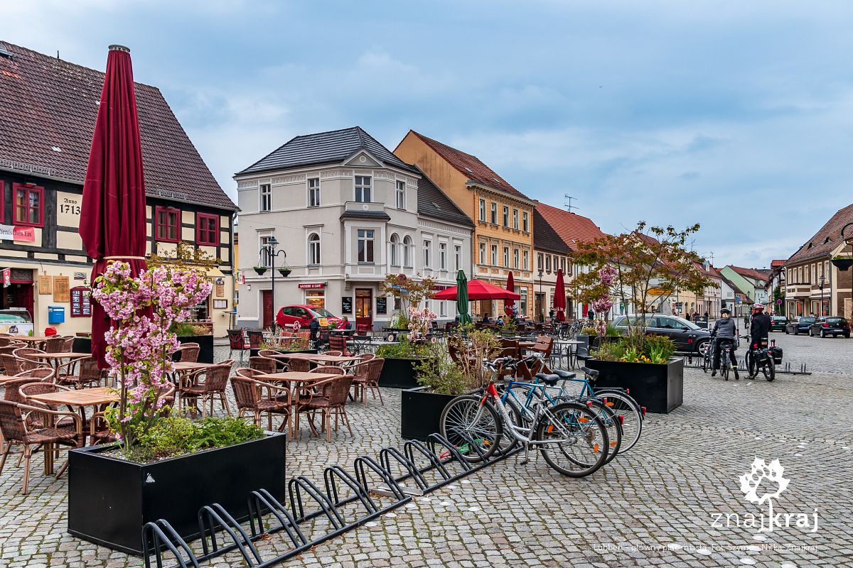 Lübben - główny plac miasta