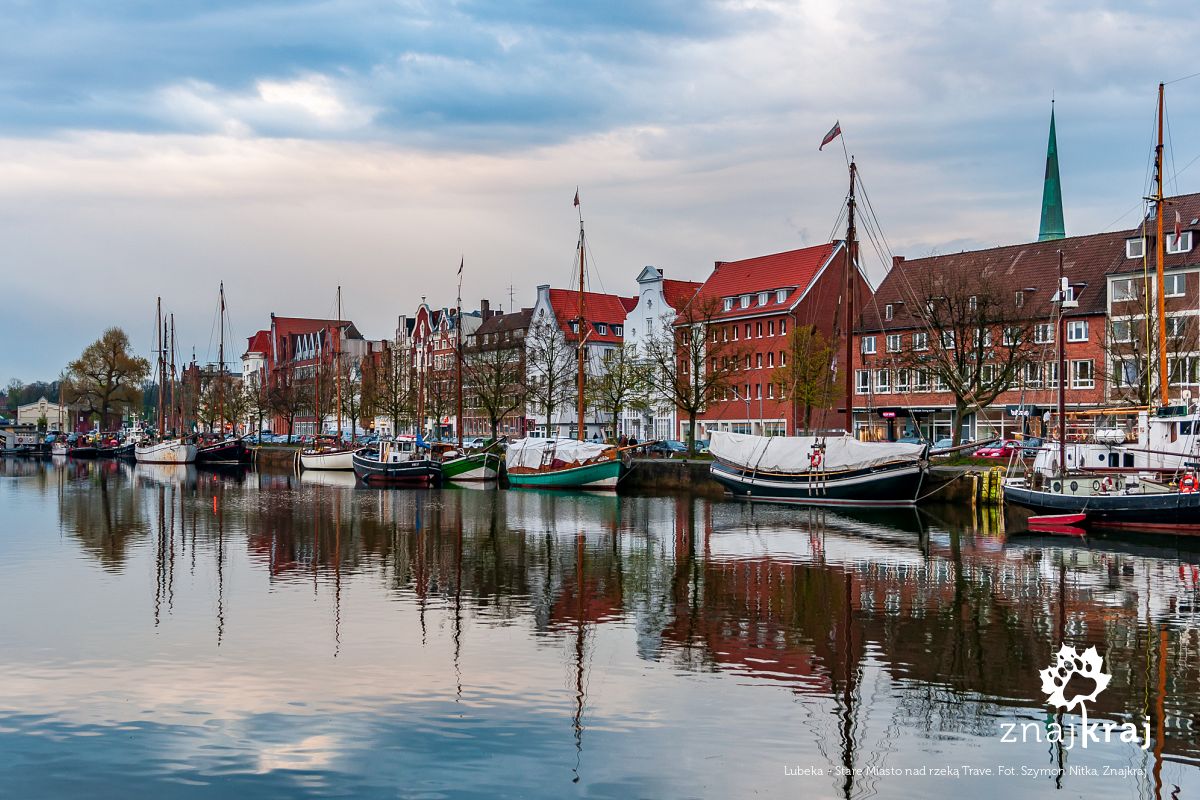 Lubeka - Stare Miasto nad rzeką Trave